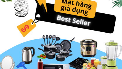 Top 9 mặt hàng gia dụng bán chạy nhất - Lợi nhuận cao