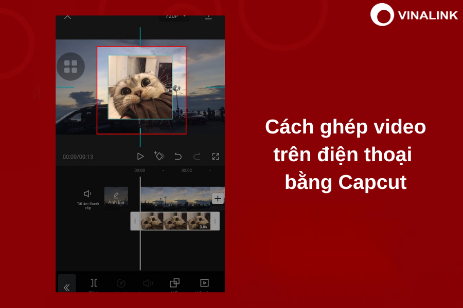 Cách ghép video trên điện thoại bằng Capcut