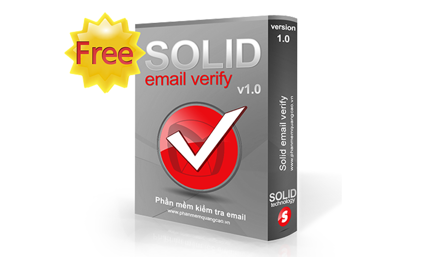 Phần mềm lọc email solid email verify