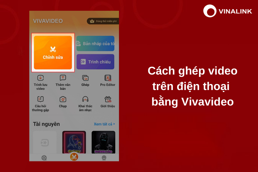 App ghép nhiều video vào 1 khung