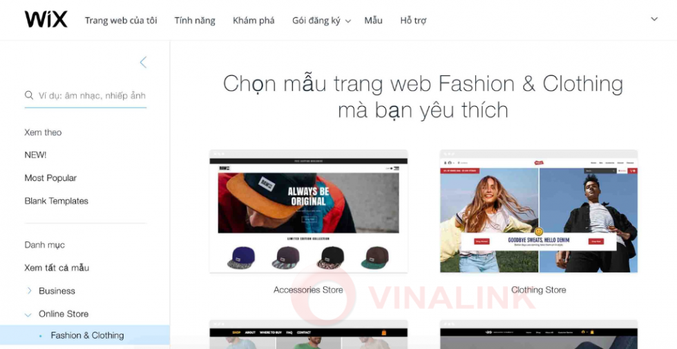 Wix - nền tảng thiết kế web đẹp