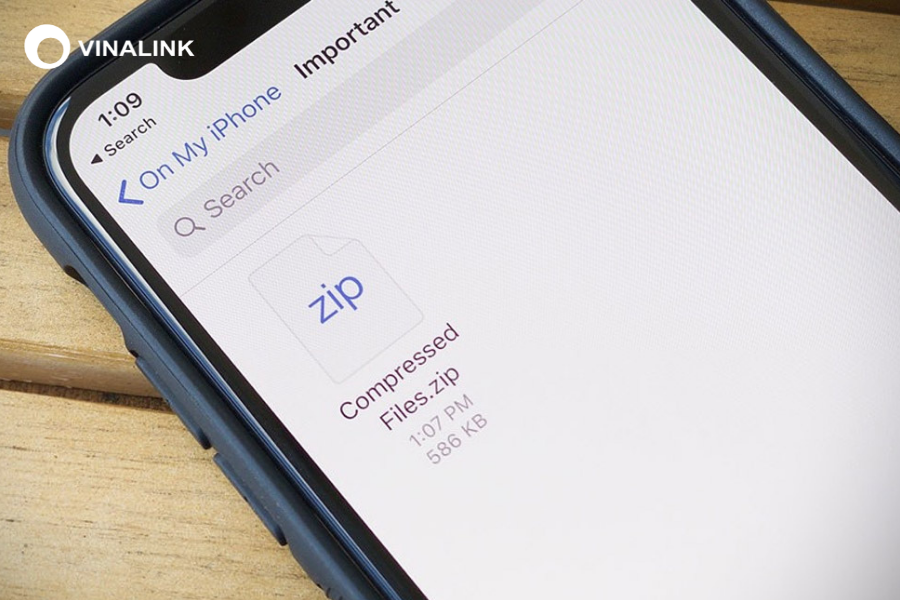 File zip trên điện thoại