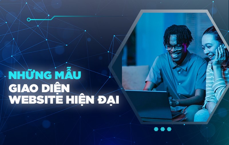 Giao diện trang web hiện đại