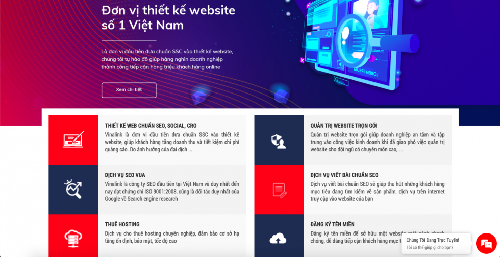 Vinalink - công ty thiết kế website hàng đầu tại Việt Nam